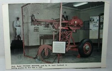 1942 St. Louis Cardinals Pitching Machine and Three Umpires Norman Rockwell Card