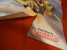 MIG 29 Soviet Fighter Nintendo NES Foldable Poster Insert ONLY *Damaged*