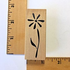 Savvy Rubber Stamp - Solid Daisy -NEW