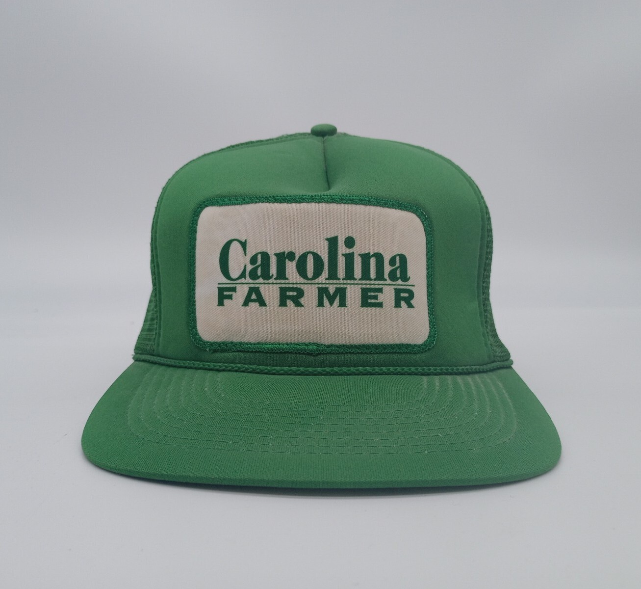Carolina Farmer Solid Green SnapBack Trucker Cap … - image 1
