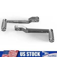Pair Chrome Gear Shift Lever Shifter Pegs For Harley Street Glide FLHX 2017-2024