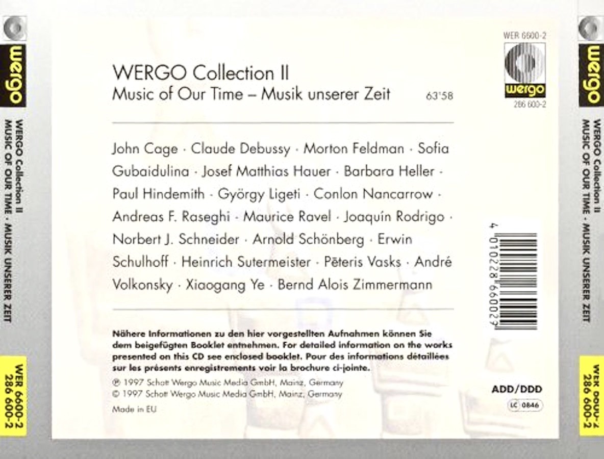 Wergo Collection II - Music Of Our Time - Musik Unserer Zeit