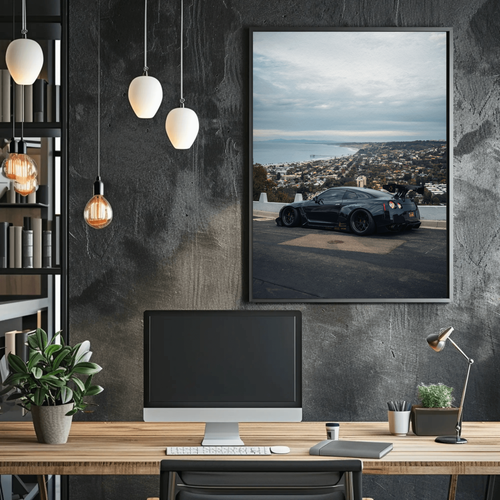 Sleek Nissan GTR R35 High Resolution Wall Art Poster #022 for Car Enthusiasts - Picture 3 of 15