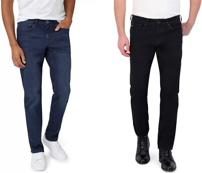 Chaps Slim Straight Jeans Mens Mid Rise Freedom Stretch Durable Comfort Denim