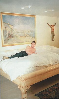OK! JEAN CLAUDE VAN DAMME interview AMNESTY alan rickman eddie izzard UKmag 2001