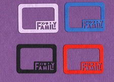 FAMILY FRAME die cuts scrapbook cards