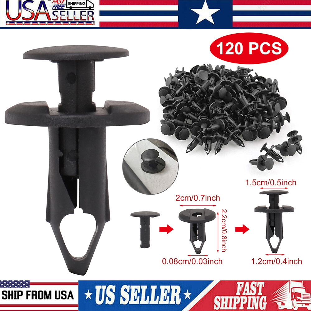 Universal Car Bumper Retainer Clip Kit 100 Pcs Assorted Plastic Rivets Fasteners EB EB 1 2100010982 At ₹ 425/piece | Hand Tools In New Delhi | ID: 2856259190788