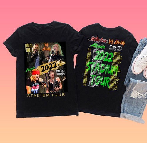 Motley Crue Stadium Tour 2022 T-Shirt 