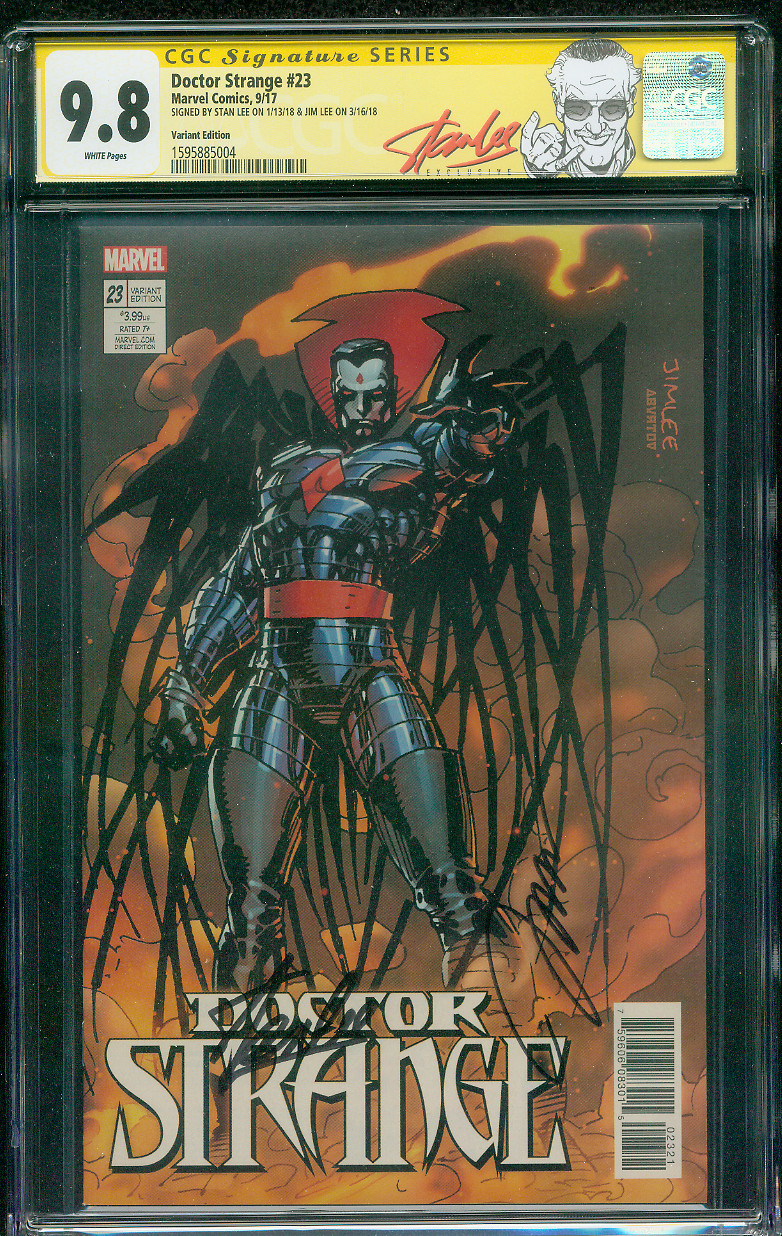 Doctor Strange 23 CGC 9.8 2XSS Jim Lee Stan Lee X Men Mr Sinster Variant 9/17