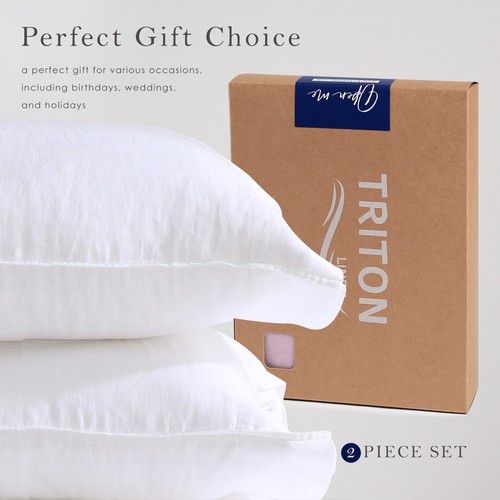 Linen Pillow Case Set of 2 - 100% Natural Washed French Flax Breath Pillowcases - Picture 55 of 61