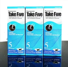 Dongsung Take 5 Hair Dye Gray Hair Coveage No. 5 Matt Brown Pack of 3 NIB