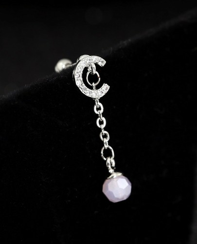 Gem Crystal Ear Cartilage Helix Ring Bar Stud Ear Cuff Climber Piercing Earring - Picture 208 of 268