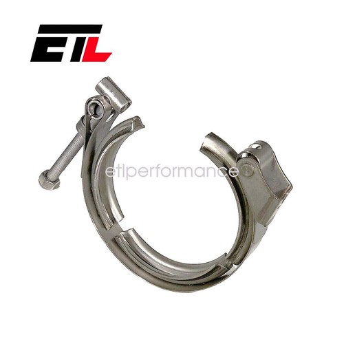 2.50'' V Band Clamp For Turbo Downpipe Exhaust Pipe Stainless Steel T304 8Pcs - Picture 7 of 7