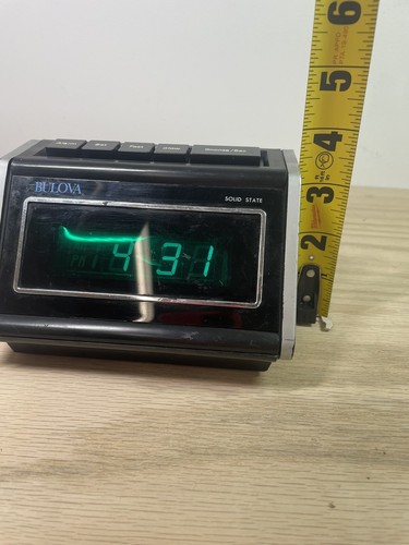 Vintage Bulova Solid State Digital Alarm Clock Model B-5002 - Tested Works - Picture 6 of 7