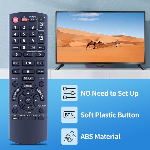 New N2QAYB001198 For Panasonic Audio System Remote Control SA-MAX3500 SC-UA70 - Picture 3 of 11