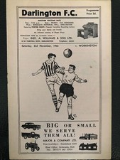 Darlington v Workington, (Div 4), 2.11.1963.