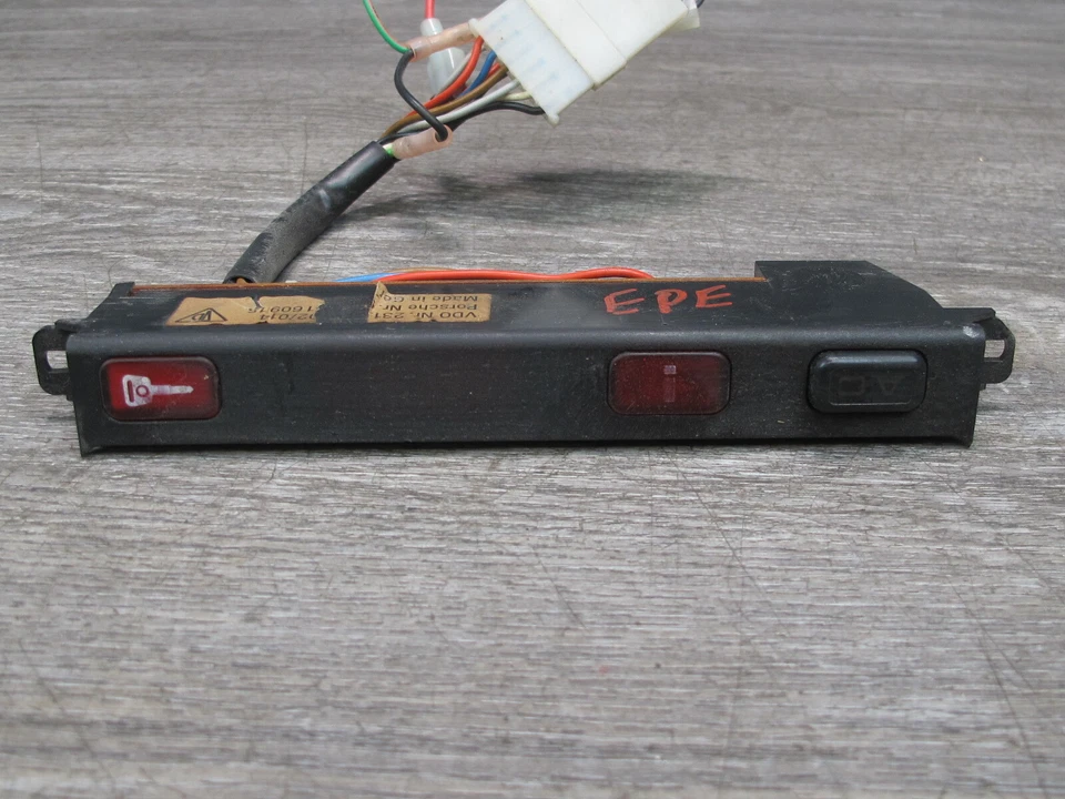 PORSCHE 928 S 1984-1986 TABLERO CERRADURA PUERTA INTERRUPTOR UNIDAD MÓDULO CONTROL Foto 4 de 4