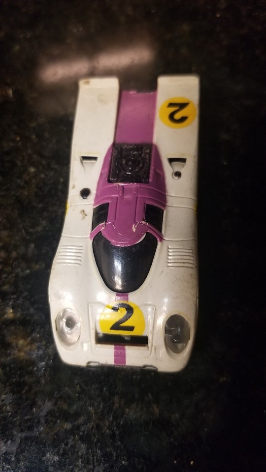 VINTAGE AFX PORSCHE 912 2 WHITE/PURPLE HO SCALE SLOT CAR eBay