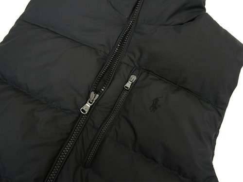 Polo Ralph Lauren Puffer Down Vest Jacket Coat - Black (Black Pony) - - Picture 3 of 4