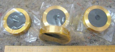 MONACOR HF-60G Gehäusefuß-Kunststoff- Goldfarben 4 Stück 58x14mm