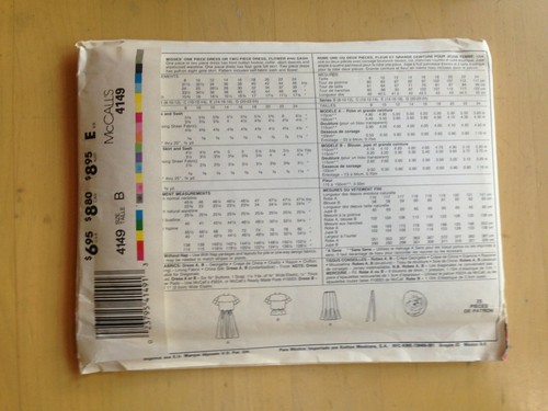 1980's M2 McCall's Sewing Pattern, Uncut, Choose Your Style - Picture 29 of 43