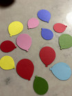 50 Stampin Up Balloons Punches Paper Punchies New Die Cuts