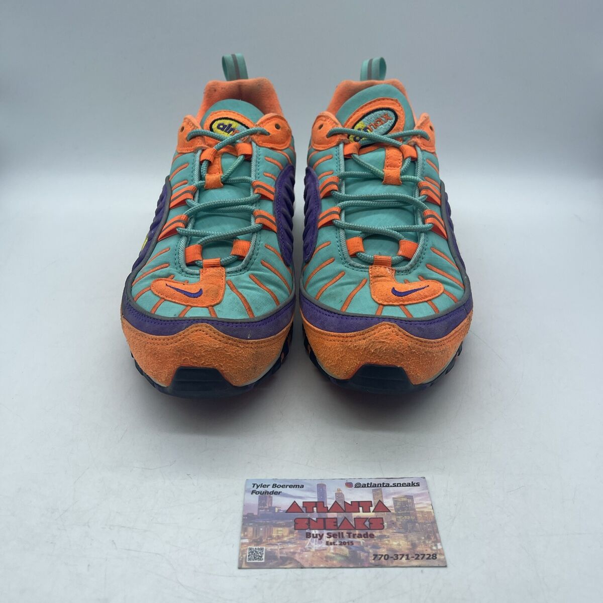 Size 10 - Nike Air Max 98 QS Cone Orange Purple Blue White Size 10 - Nike Air Max 98 QS Cone Orange Purple Blue White