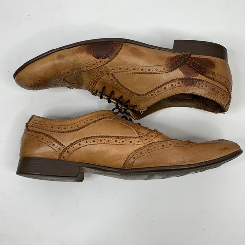 Zara Man Wingtip Oxfords Brittish Tan 