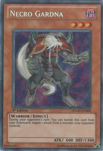 Necro Gardna - RYMP-EN009 - Secret Rare - 1st Edition x3 - Near Mint
