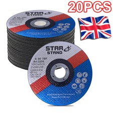 20Pcs Angle Grinder 125mm Flap Cutting Grinding Sanding Discs Blades Metal Steel 0.50 per disc