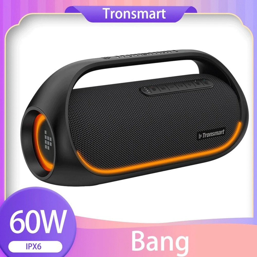 Tronsmart Bang Portable Speaker 60W Loud Bluetooth Built-in Power Bank IPX6, tronsmart bang - Vimarsana News