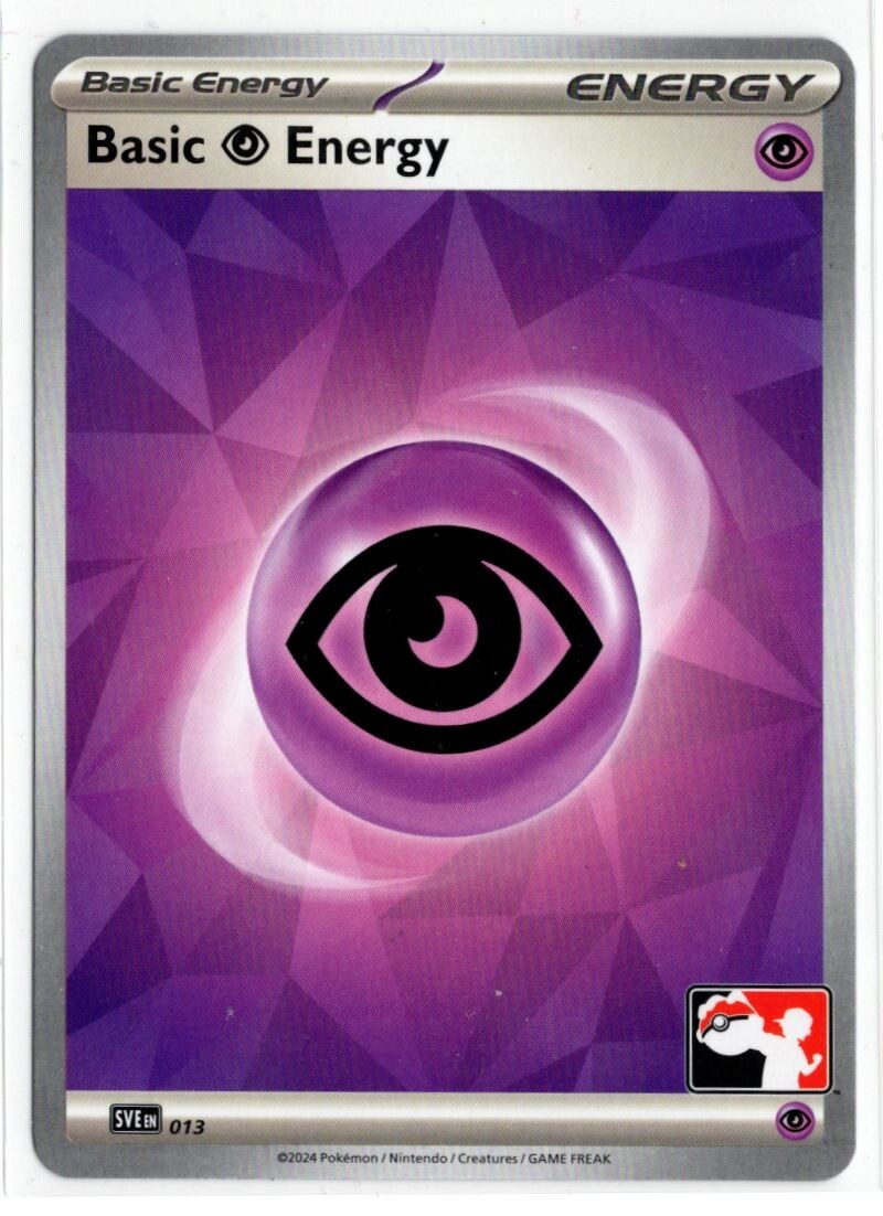 Play! Pokemon Prize Pack 6 Psychic Basic Energy SVE013