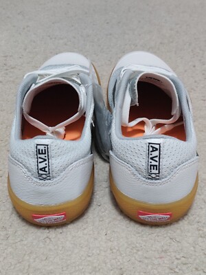 Vans Ave Knit White Gum Skateboard Shoes VN0005UW9DH Men's 8