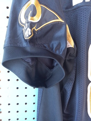 RBK NFL RAMS onfield Jersey Dradfort #8 bark blue/gold - Picture 6 of 16