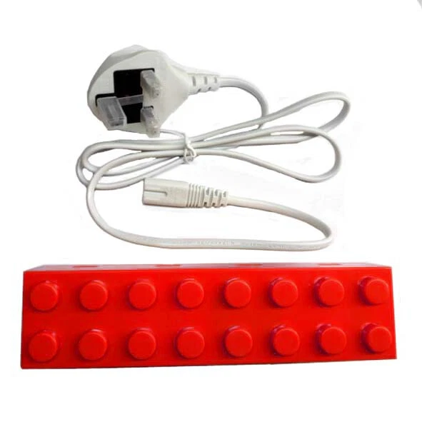 iKonex Desktop 8 USB Port 9A Charging Station TC72 Brick Design RED Colour - Image 3 of 4