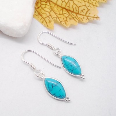 Lapislazuli eckig blau schlicht Design Amulett Anhänger 925 Sterling Silber neu