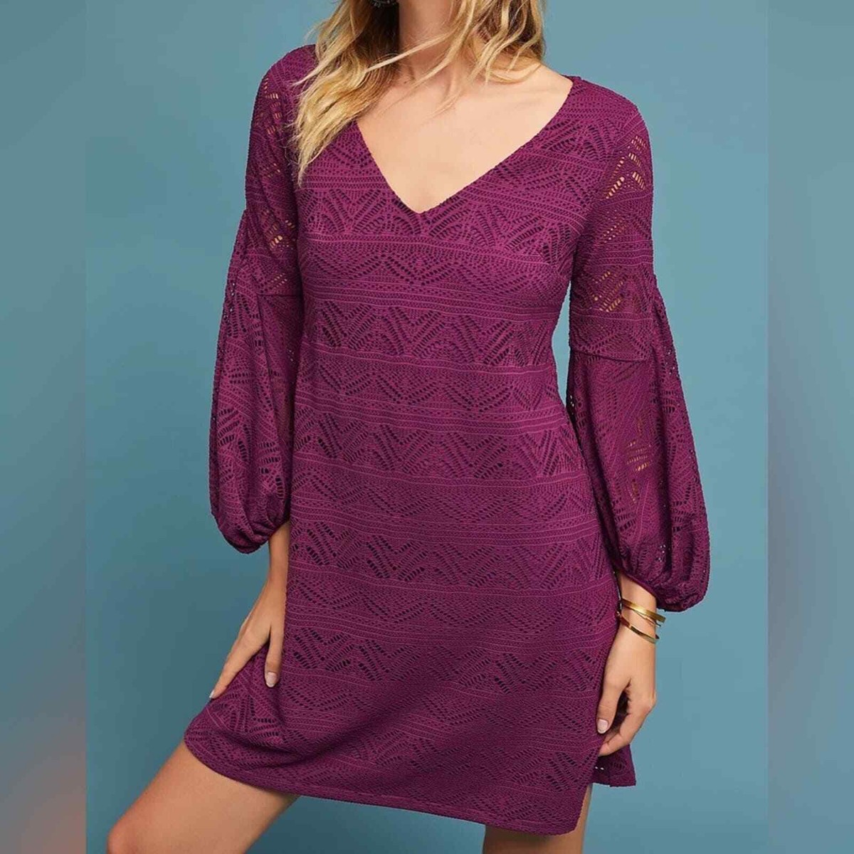Anthropologie Maeve Laila Lace Dress Plum Purple Size Small | eBay Anthropologie Maeve Laila Lace Dress Plum Purple Size Small | eBay