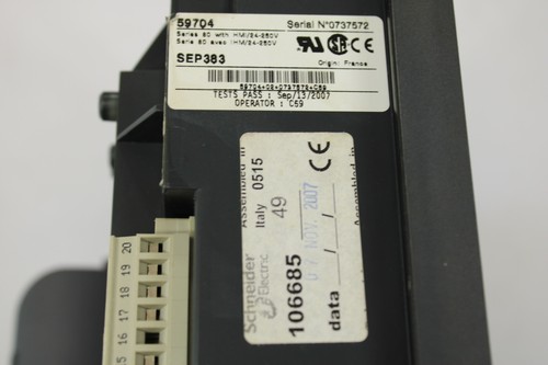 MERLIN GERIN 59704 Schneider Relay Protection SEP383 59707 SEPAM SERIES 59739 - Picture 9 of 9