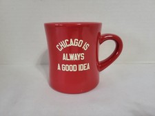 Alice & Wonder Stoneware Diner Mug, "Chicago is Always a Good Idea"