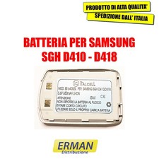 BATTERIA PER SAMSUNG SGH D410 - D418 3,6V 650mAh ARGENTO