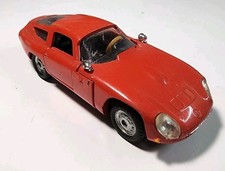 Vintage Politoys #516 Red Alfa Romeo Giulia TZ1 Zagato 1/43 Diecast Italy