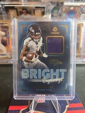 2024 Panini Luminance Bright Beginnings Zay Flowers #BB-ZFS Gold /50 (MEM)