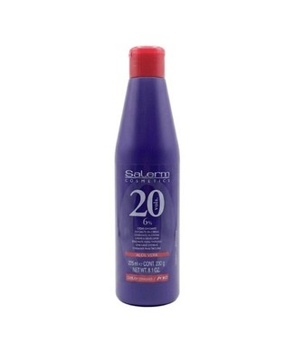 Salerm 20 Volume Cream Developer 6% Aloe Vera Hair Color Oxidant 8.1 Oz 225ml