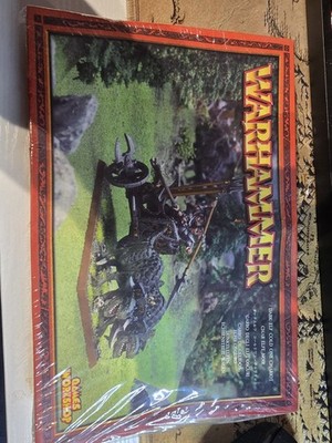 Warhammer Fantasy Dunkelelfen Cold One Streitwagen Neu in OVP OOP - Sealed Old World