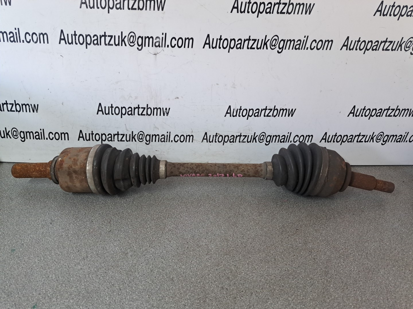 2017 VAUXHALL VIVARO 1.6D RENAULT TRAFFIC PASSENGER LEFT NSF DRIVESHAFT OEM #9I2