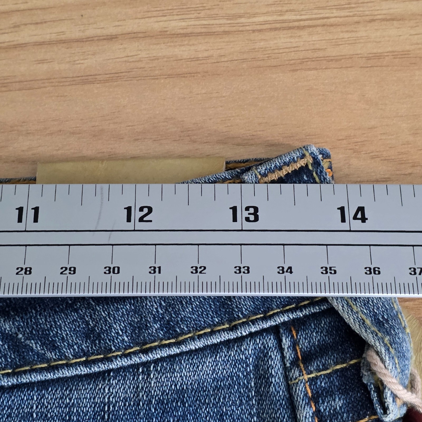 True Religion Becky Bootcut Mid Rise Flap NWT Womens Size 27 Blue Denim Jeans thumbnail 9