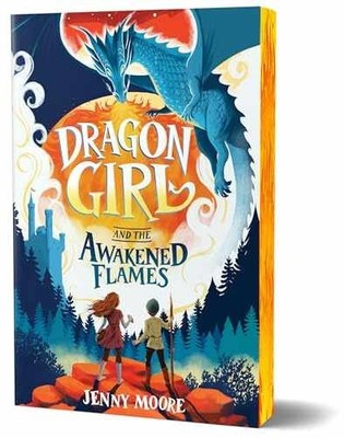 Dragon Girl and the Awakened Flames - Paperback, by Moore Jenny - Very Good
