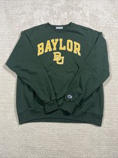 Baylor University Champion Crewneck Sweatshirt Green Med Bears College NCAA