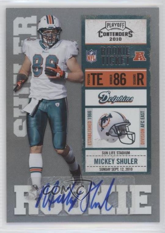 2010 Playoff Contenders Mickey Shuler #172 Auto 2a8