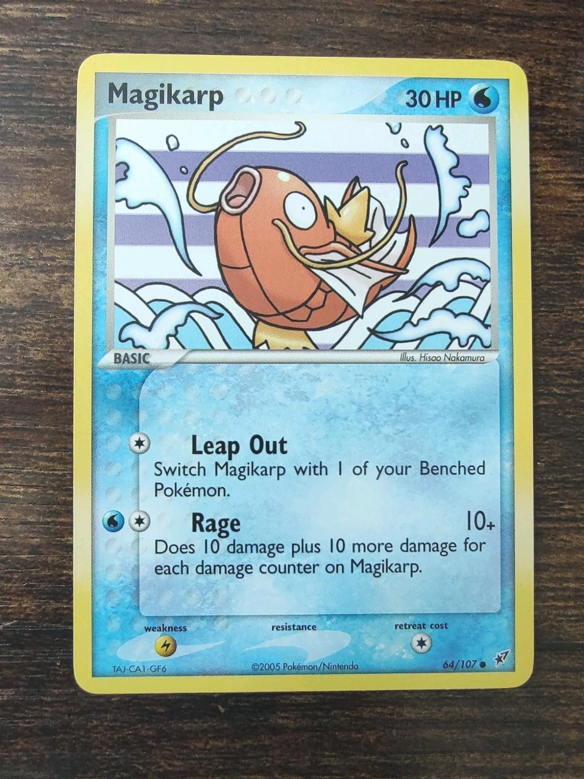Pokemon Magikarp 64/107 EX Deoxys MINT